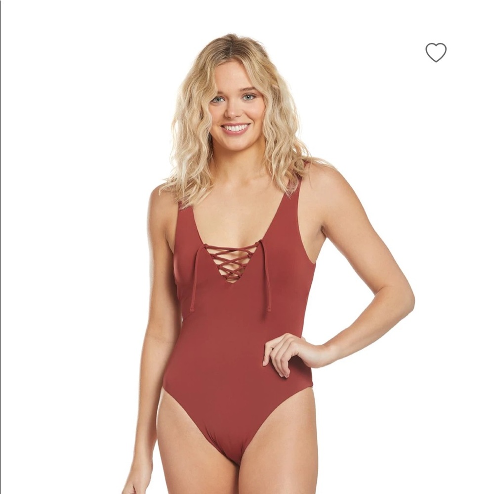 NWT Women’s Radio Fiji Paloma One Piece Swimsuit, Sunday Solids, Size Large